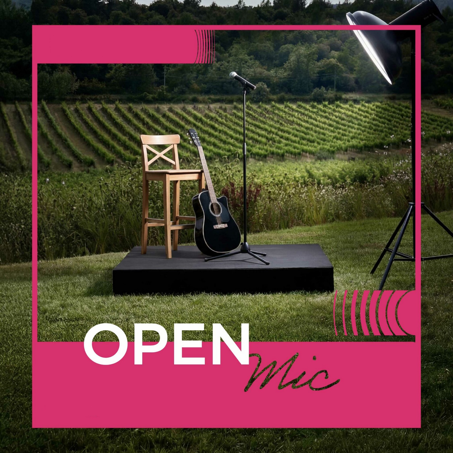 Open Mic au Château Gassier