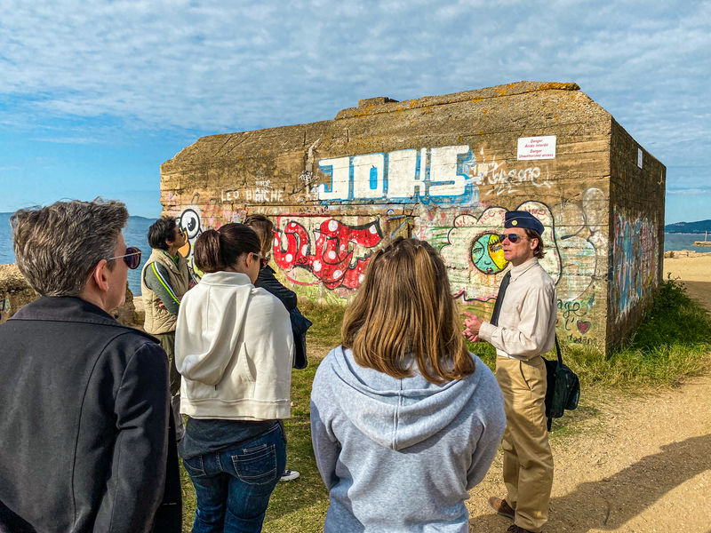 Visite guidée, les blockhaus de la seconde guerre mondiale