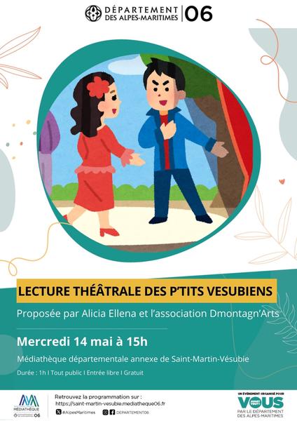 Lecture théâtrale des p'tits vésubiens_Saint-Martin-Vésubie