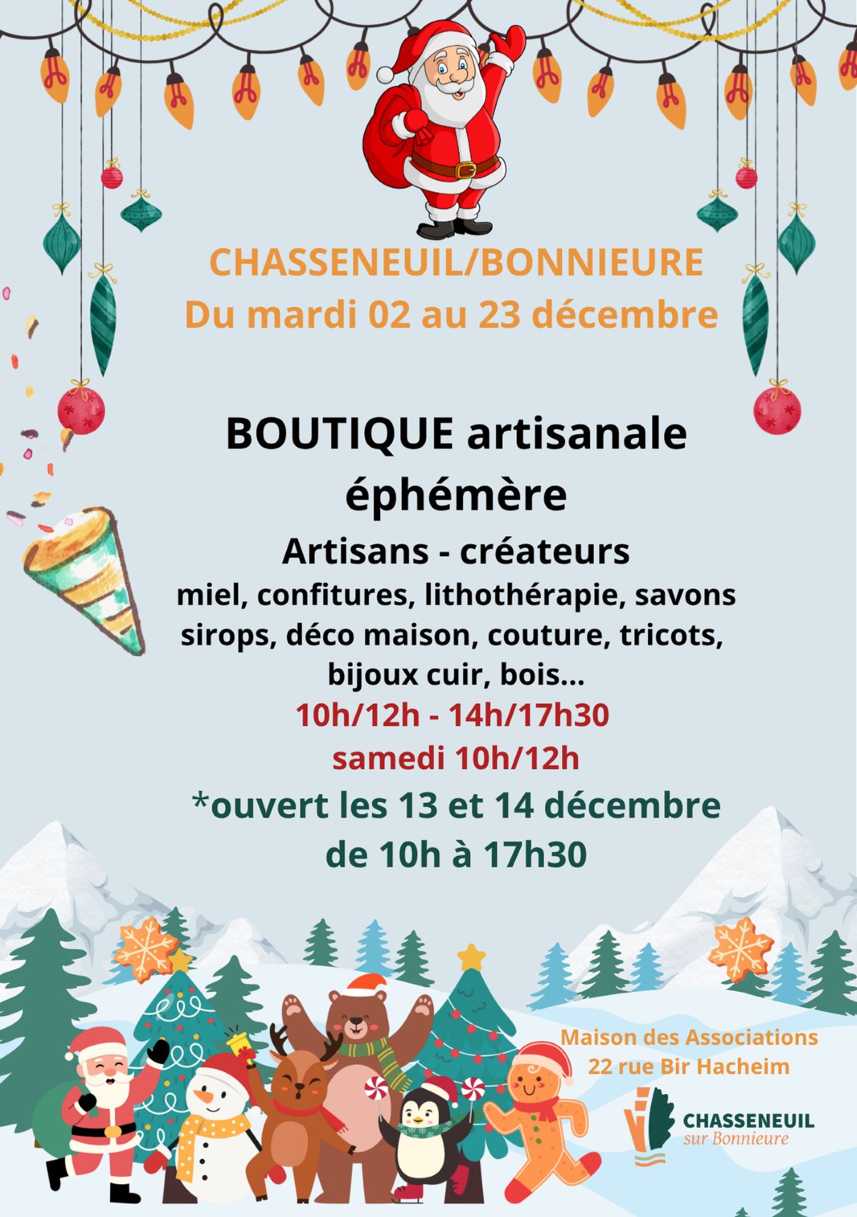 Boutique artisanale éphémère