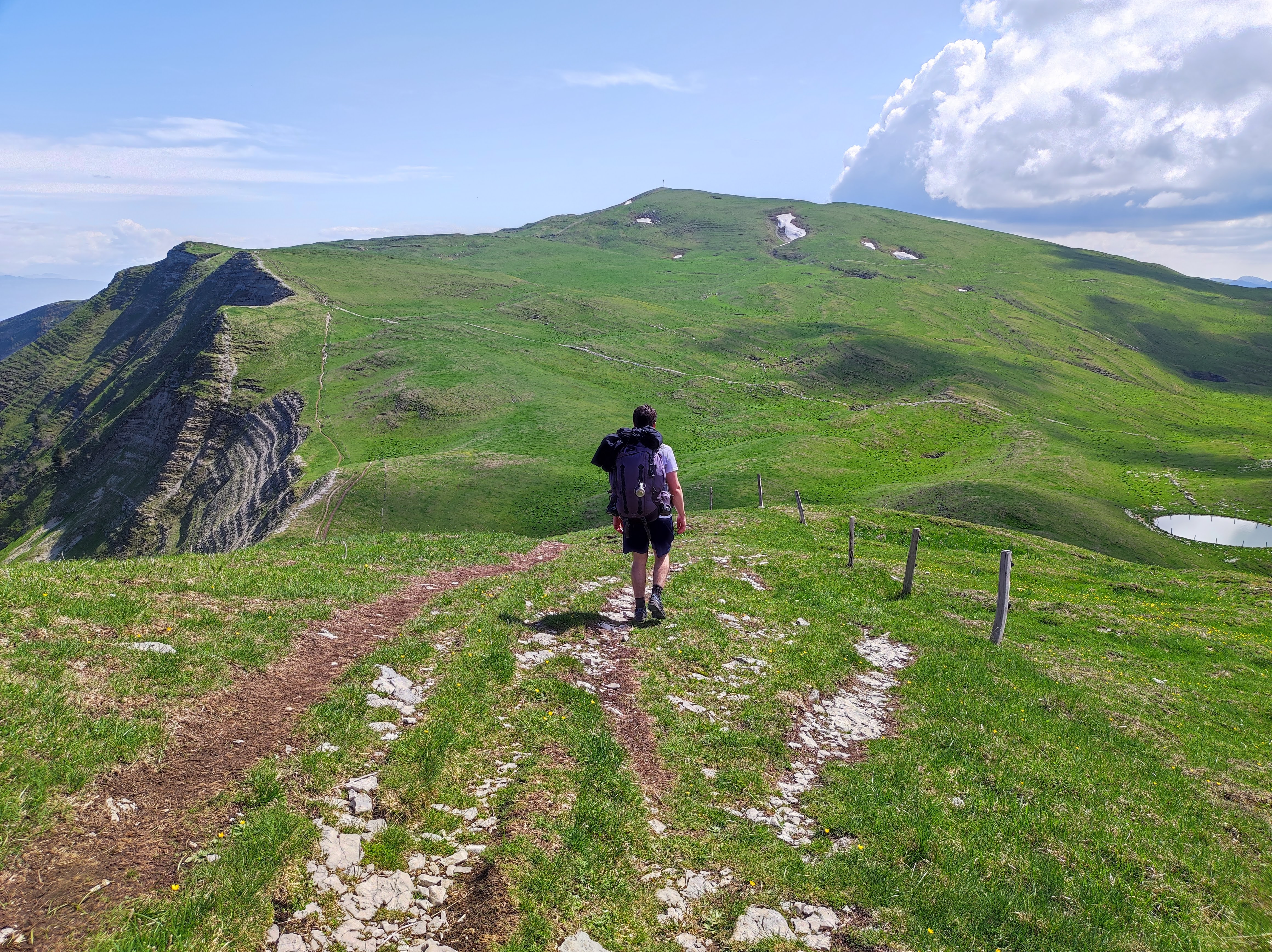 Grande Traverse du Jura  pied  : De Culoz  la Borne au Lion