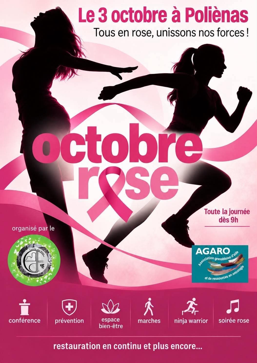 Octobre Rose à Poliénas_Poliénas