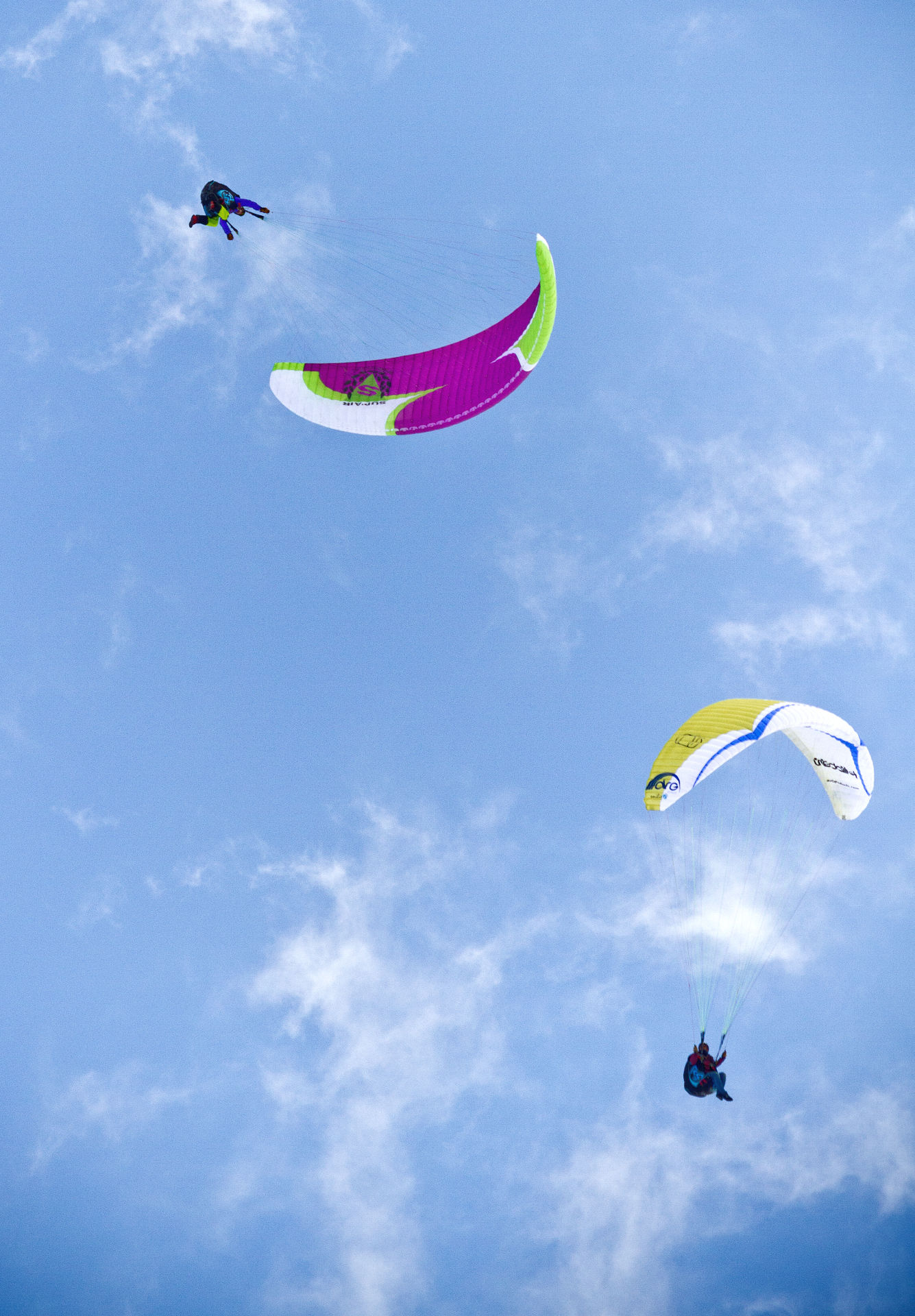 Vol en parapente