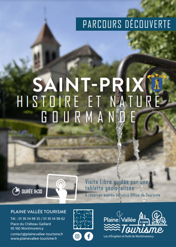 "Histoire & nature gourmande" visite géo localisée du Haut-Bourg de Saint-Prix