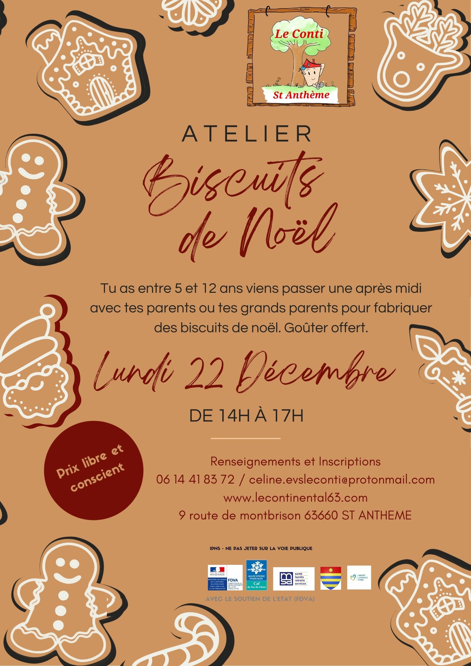 Atelier Biscuit de Noël // Saint-Anthème
