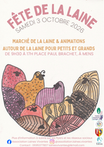 affiche fête de la laine 2026 