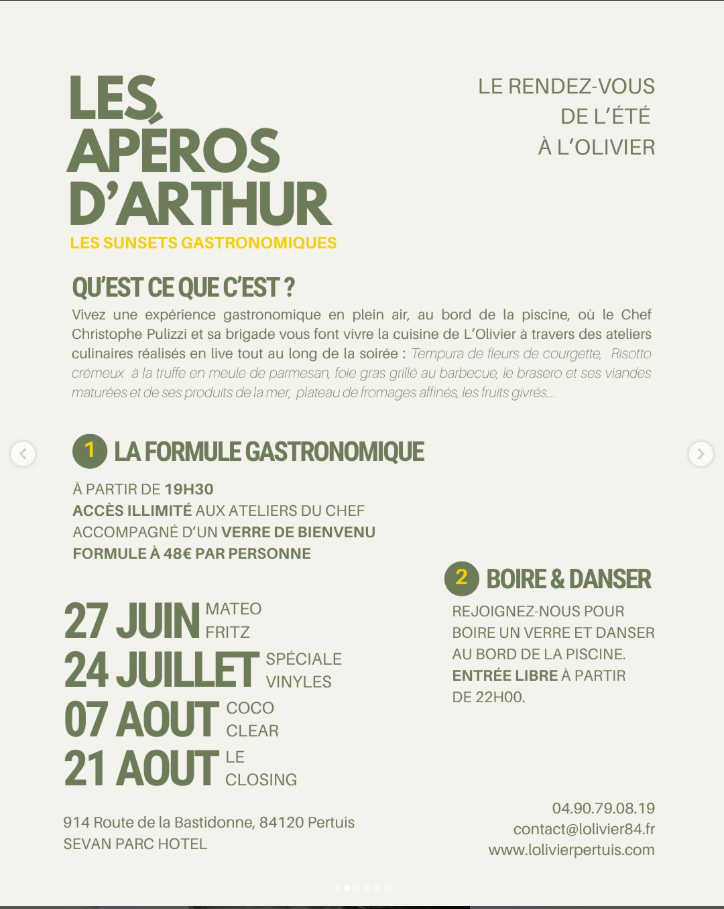 Les apéros d'Arthur