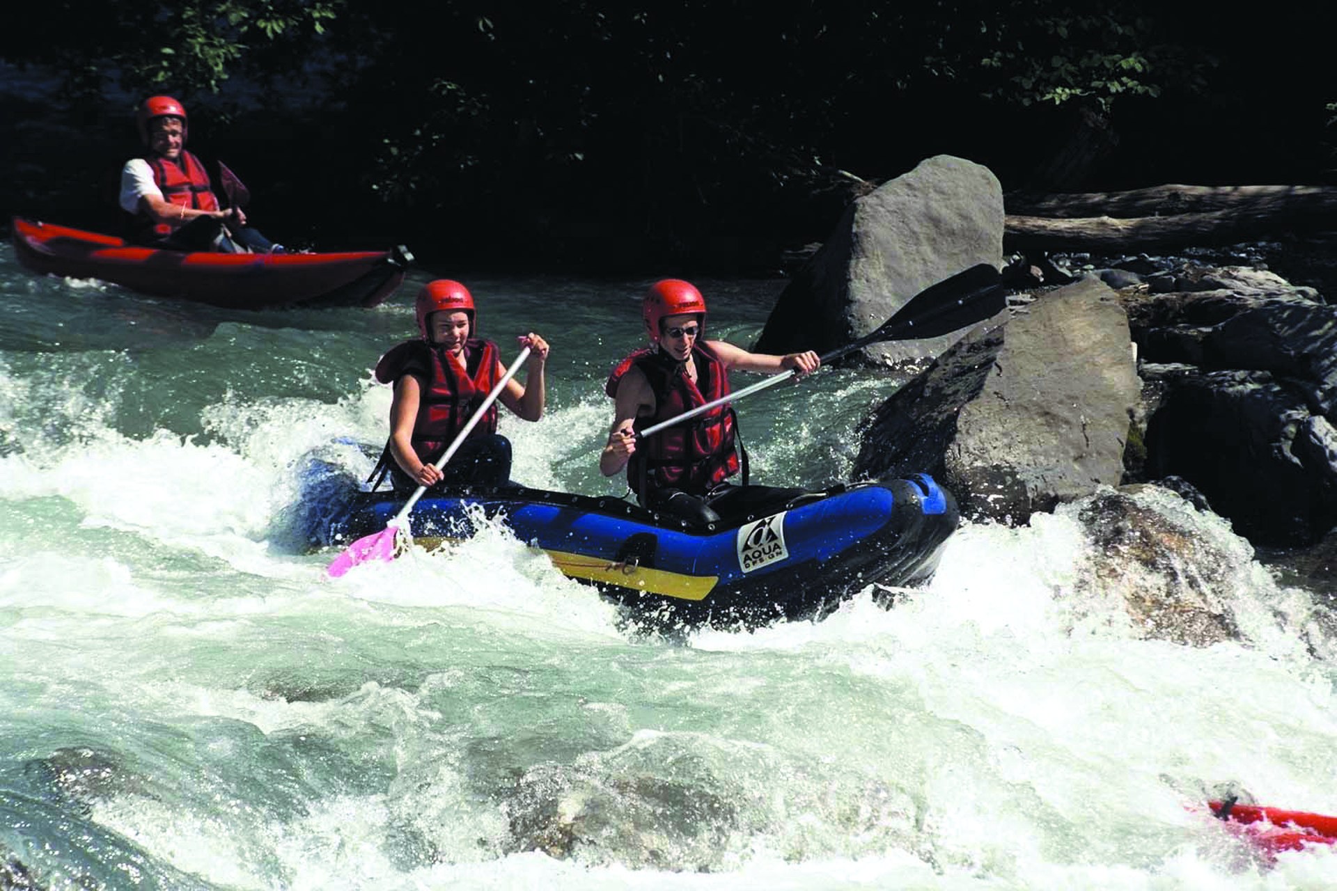Week-end Rafting et Via Ferrata Mont Blanc