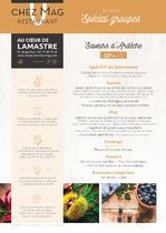 Menu Groupe