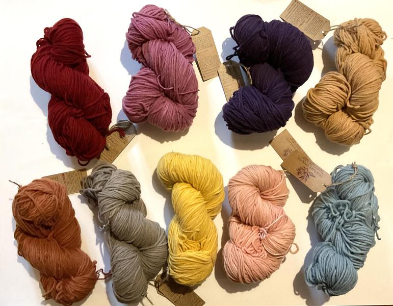 Atelier teinture sur laine