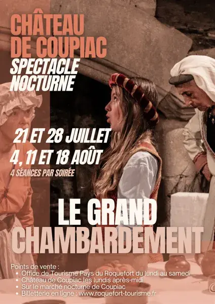 Spectacle nocturne : Le Grand Chambardement au château de Coupiac