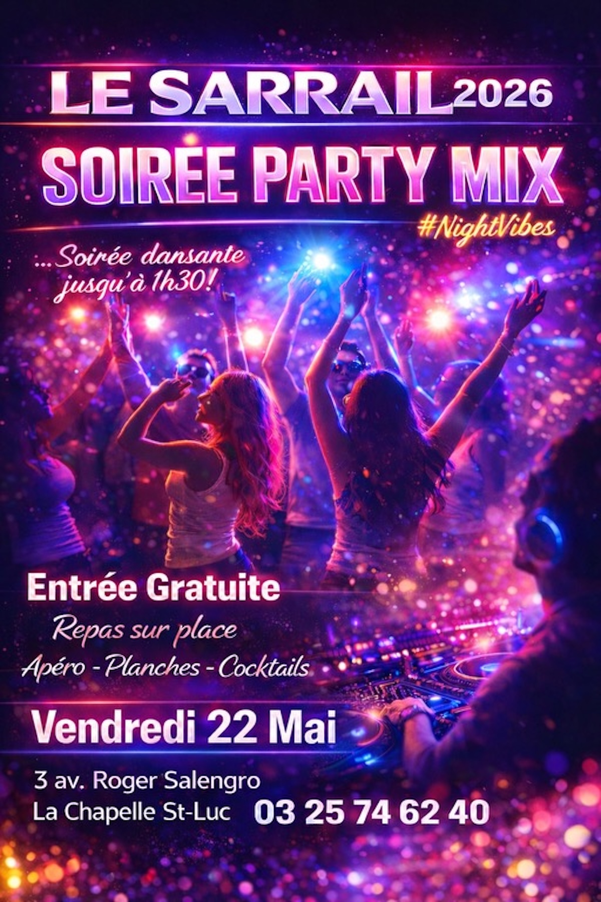 Soirée "Party Mix" avec Mika aux platines — visuel événement