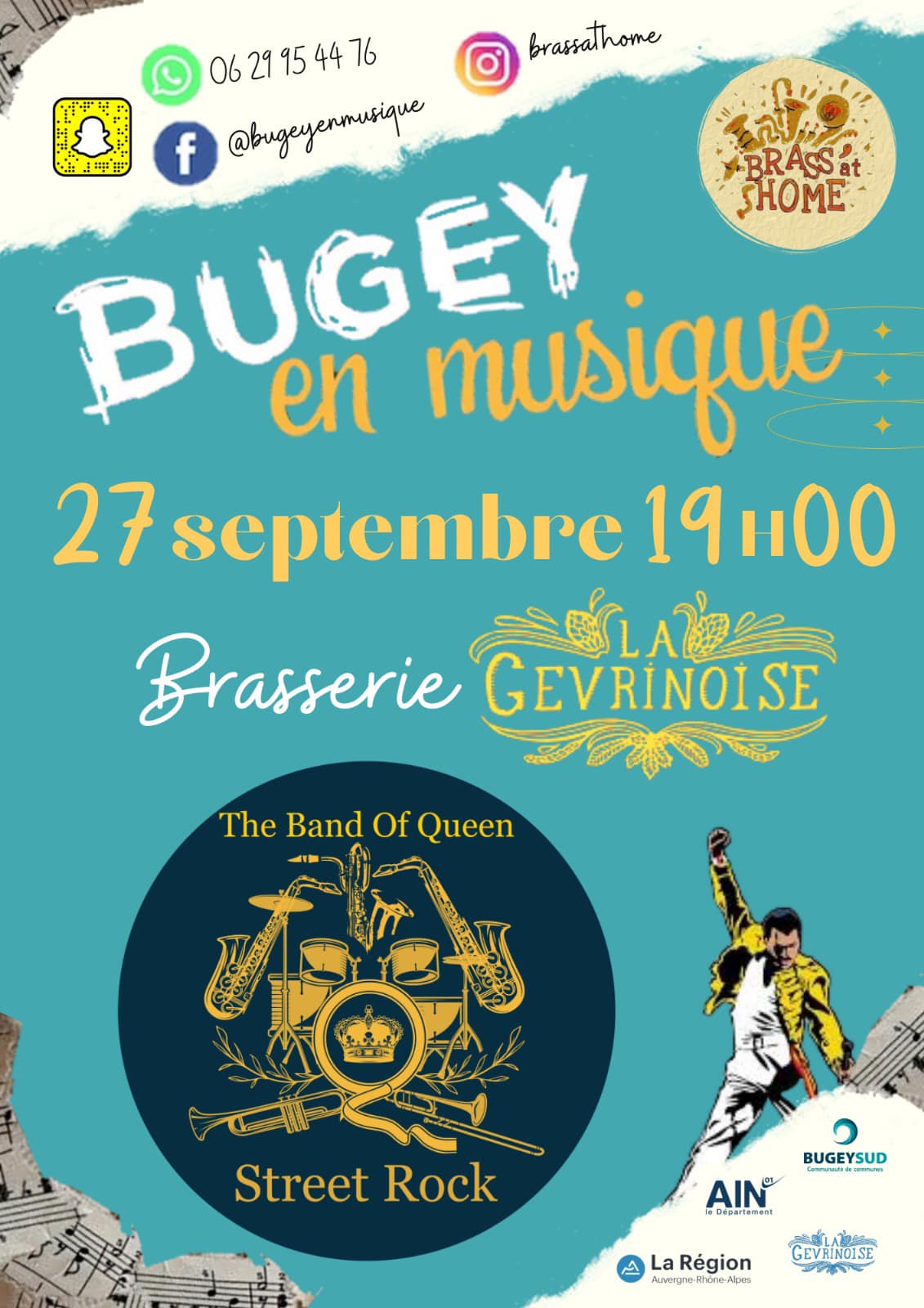 Bugey en Musique : Soirée concert avec the Band of Queen