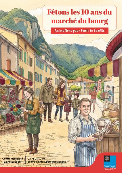 10 ans du marché du bourg