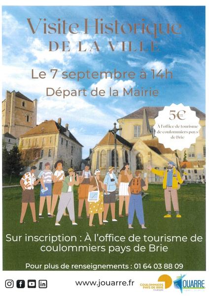 Affiche Visite historique de la ville de Jouarre