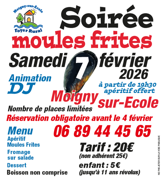 Soirée Moules-Frites avec DJ