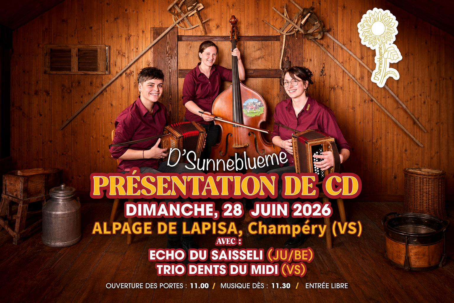 Pr�sentaion de CD | D'Sunneblueme