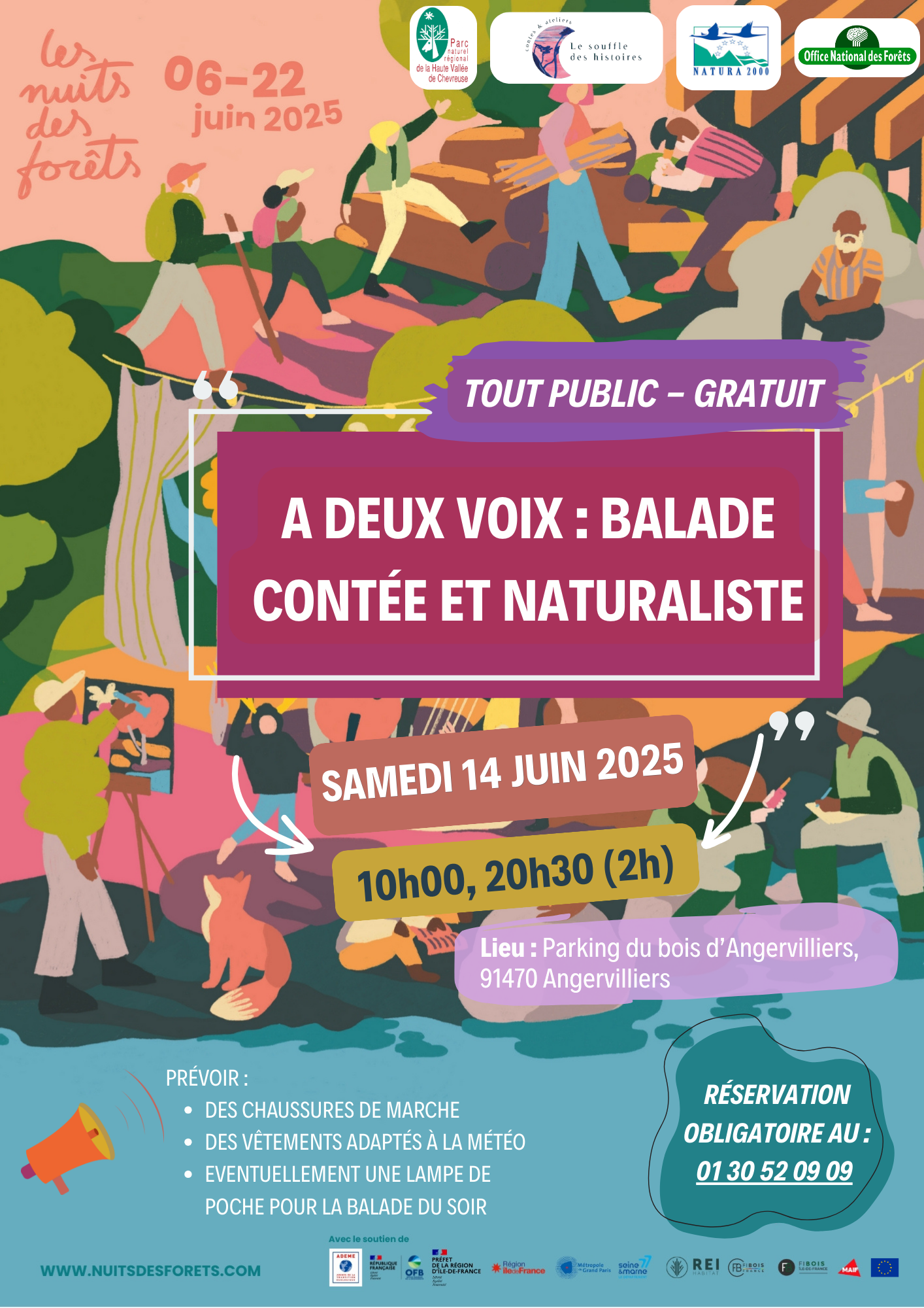 Affiche nuits des foru00eats 2025