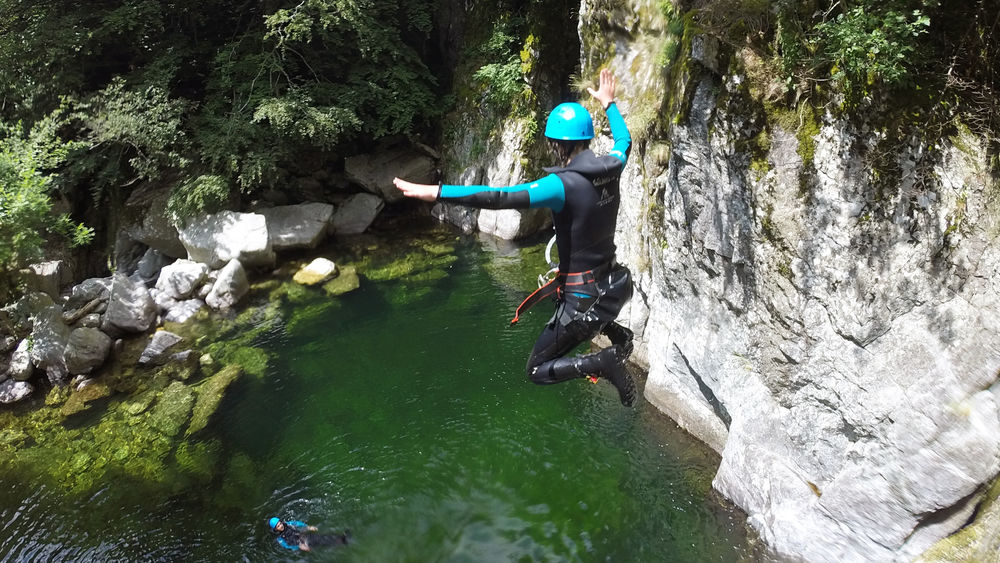 Canyoning avec Takamaka