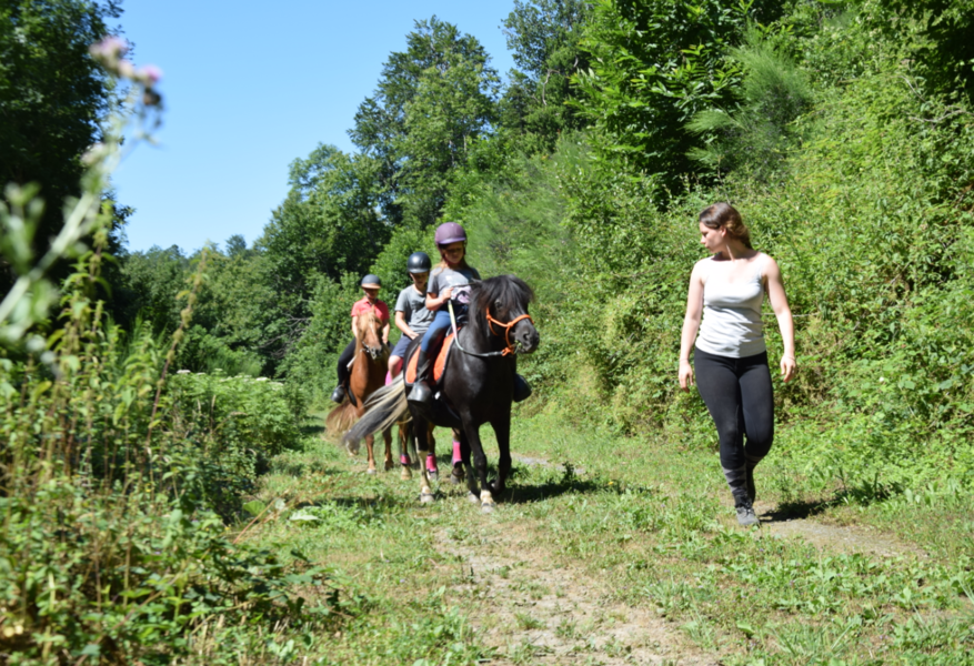 balade à poneys Sidobre Tarn