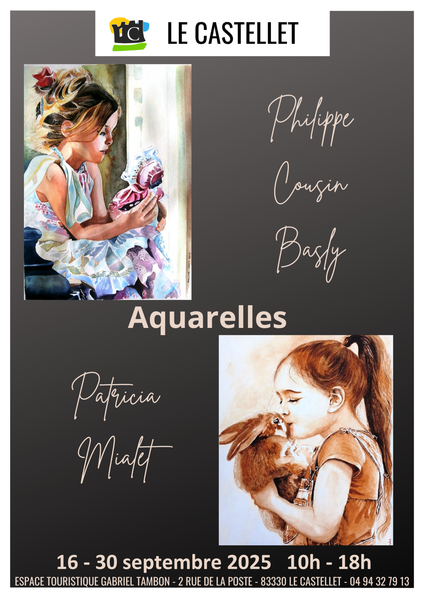 Exposition Aquarelles_Le Castellet
