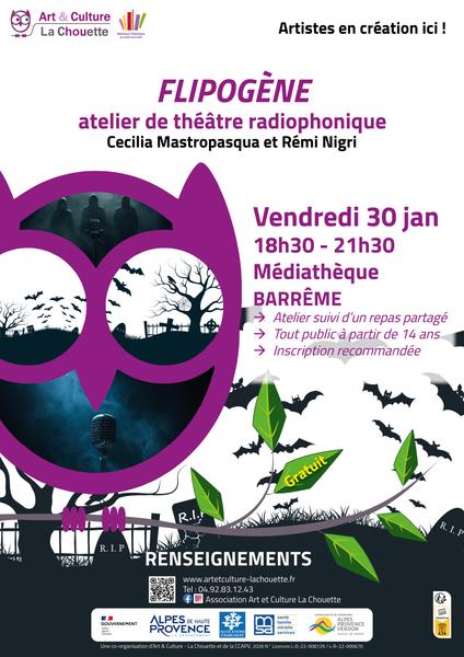 Flipogene : atelier son et écriture