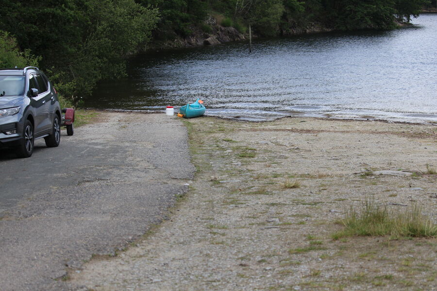 Mise à l'eau La carrière - Lac des Fades