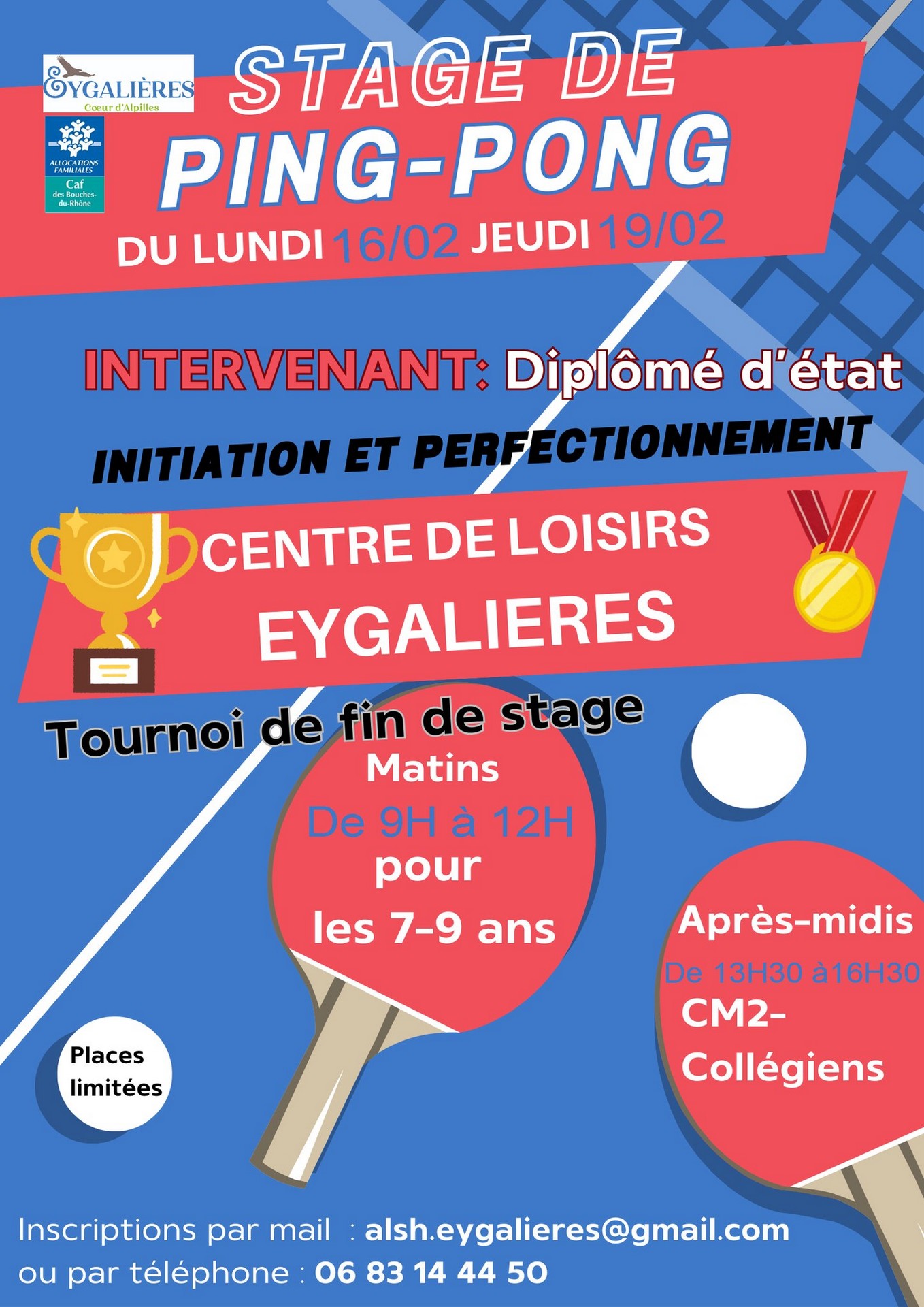 Initiation et perfectionnement au ping-pong
