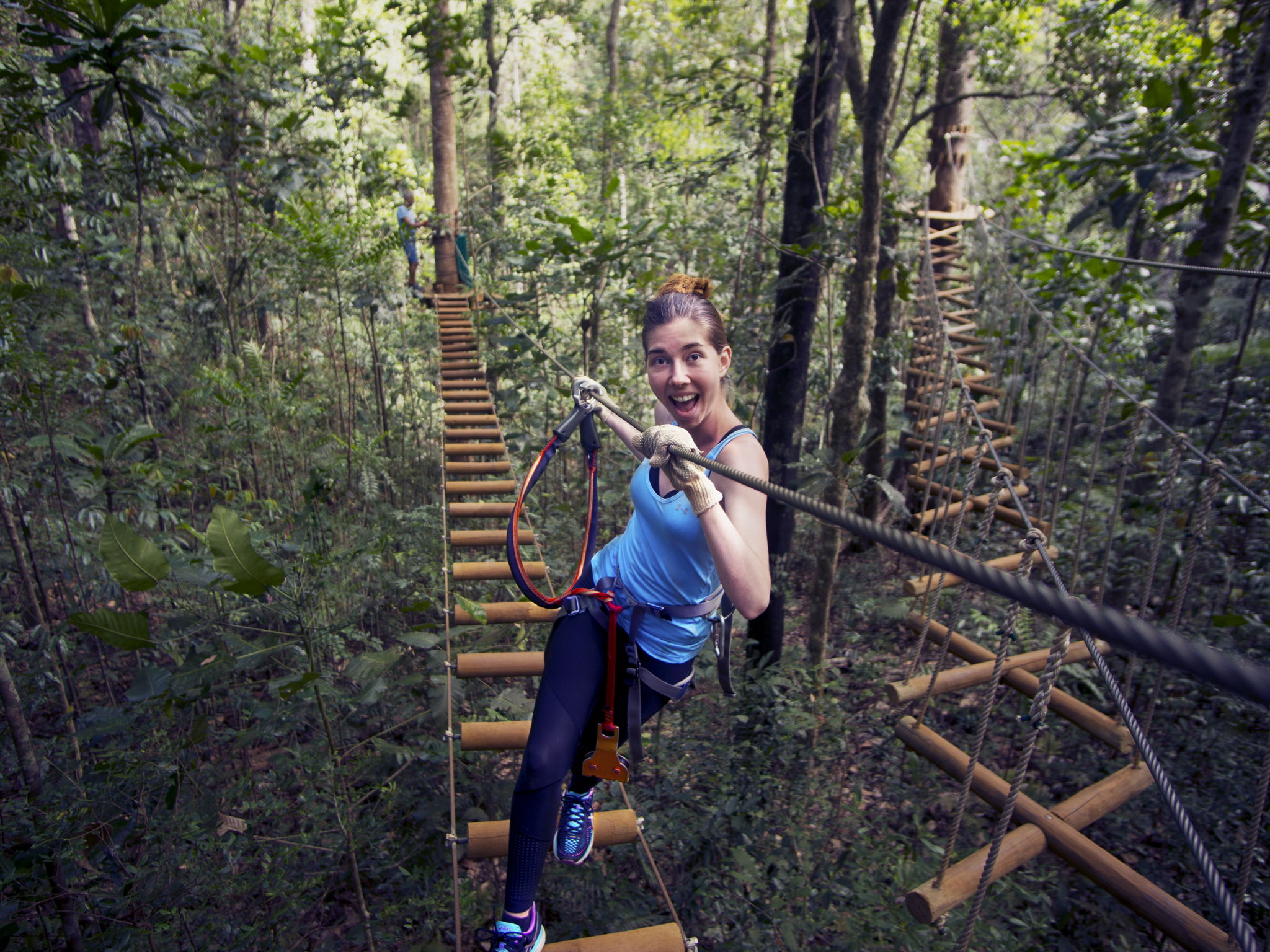 Tree climbing at Mount Koghi (Dumbéa) | New Caledonia Tourism: The