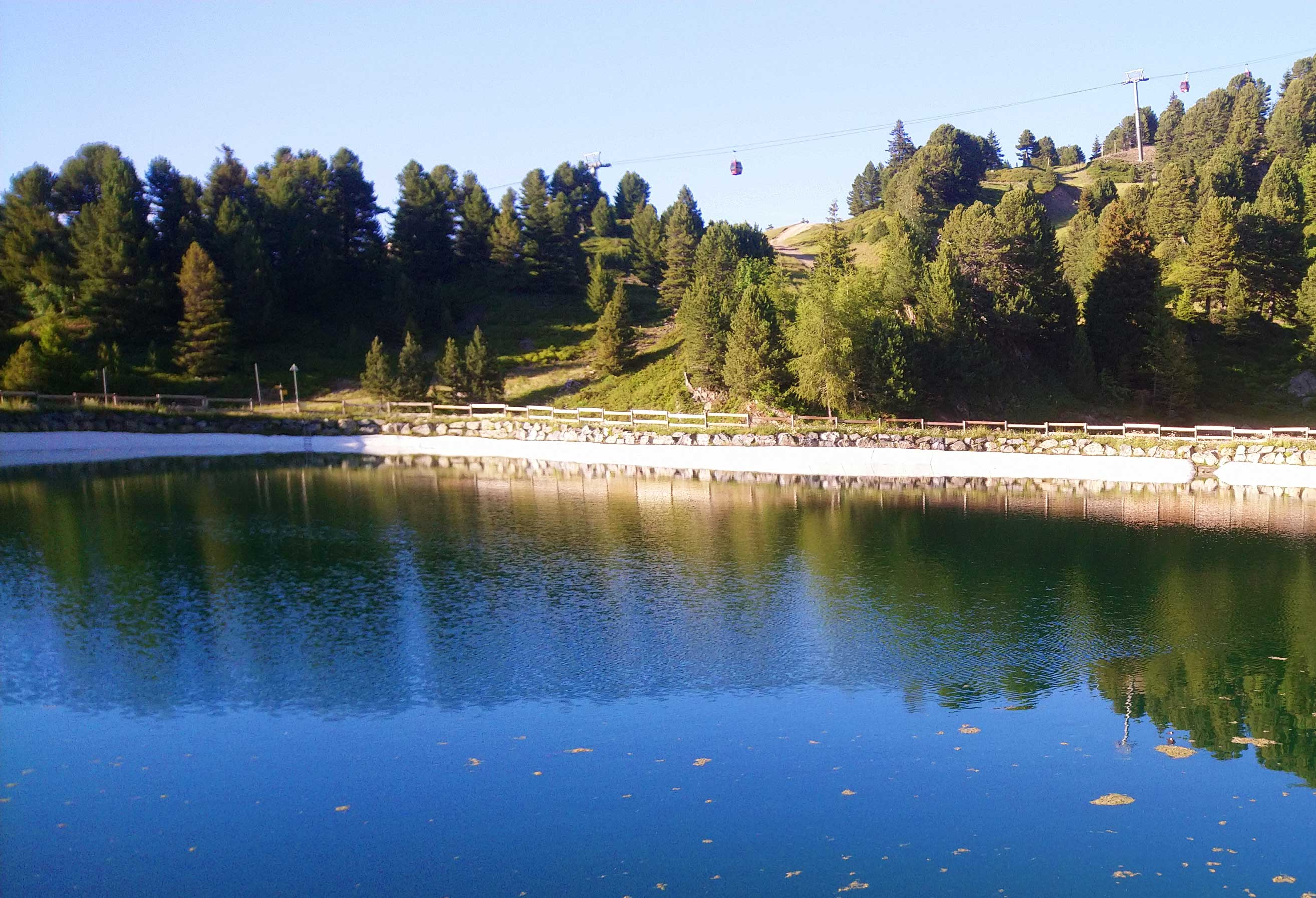 Parcours trail lac des Vallons