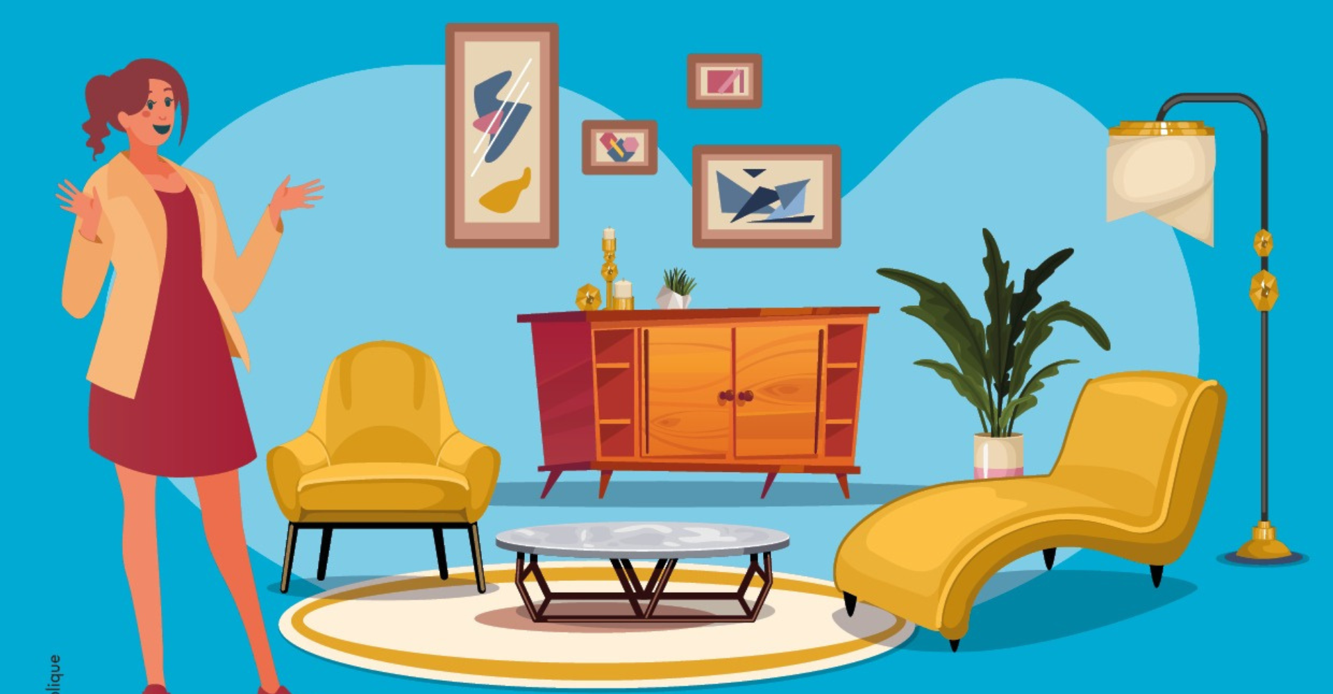 Vente éphémère de mobilier vintage et rénové