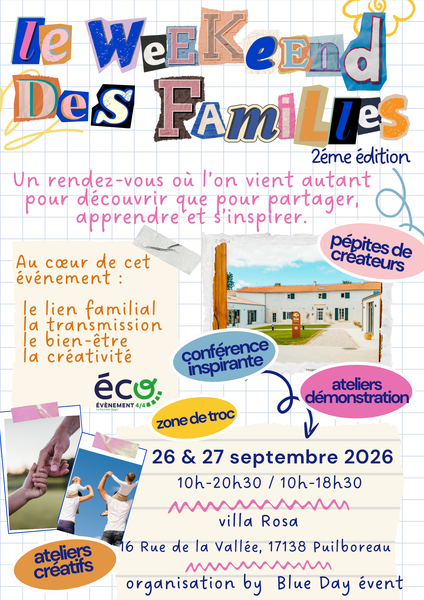 Animation - Le weekend des familles
