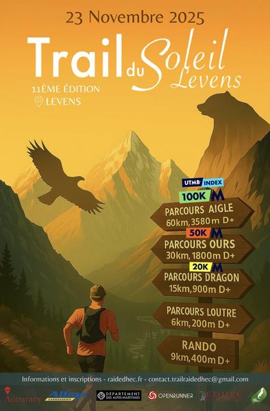 11e Trail du Soleil Levens_Levens