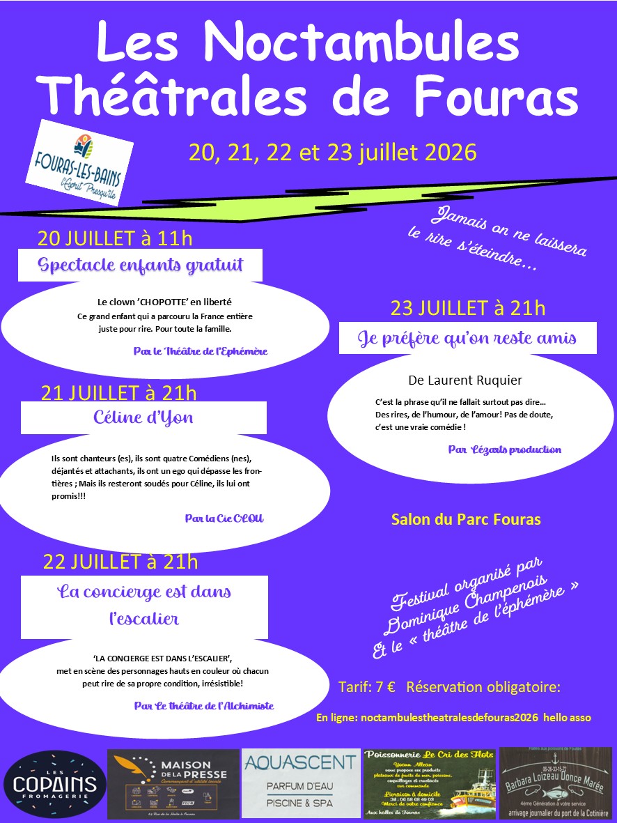 Festival : Les Noctambules Théâtrales de Fouras