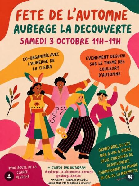 Fête de l'automne à l'Auberge de la Découverte