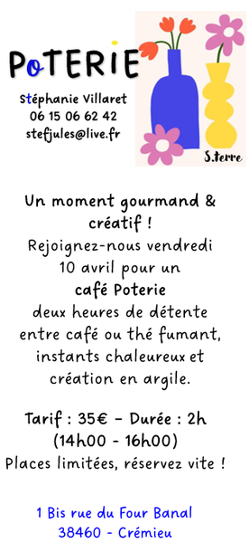 Atelier café poterie Stéphanie Villaret_Crémieu-Balcons du Dauphiné