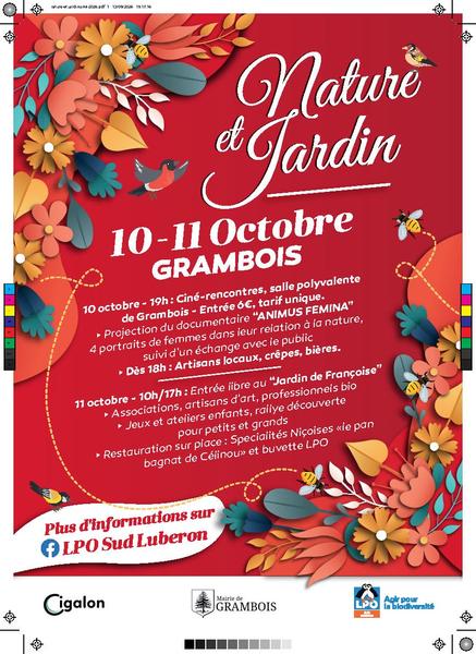 Le groupe local LPO du Sud-Luberon organise à nouveau un super week-end Nature et Jardin à Grambois_Grambois