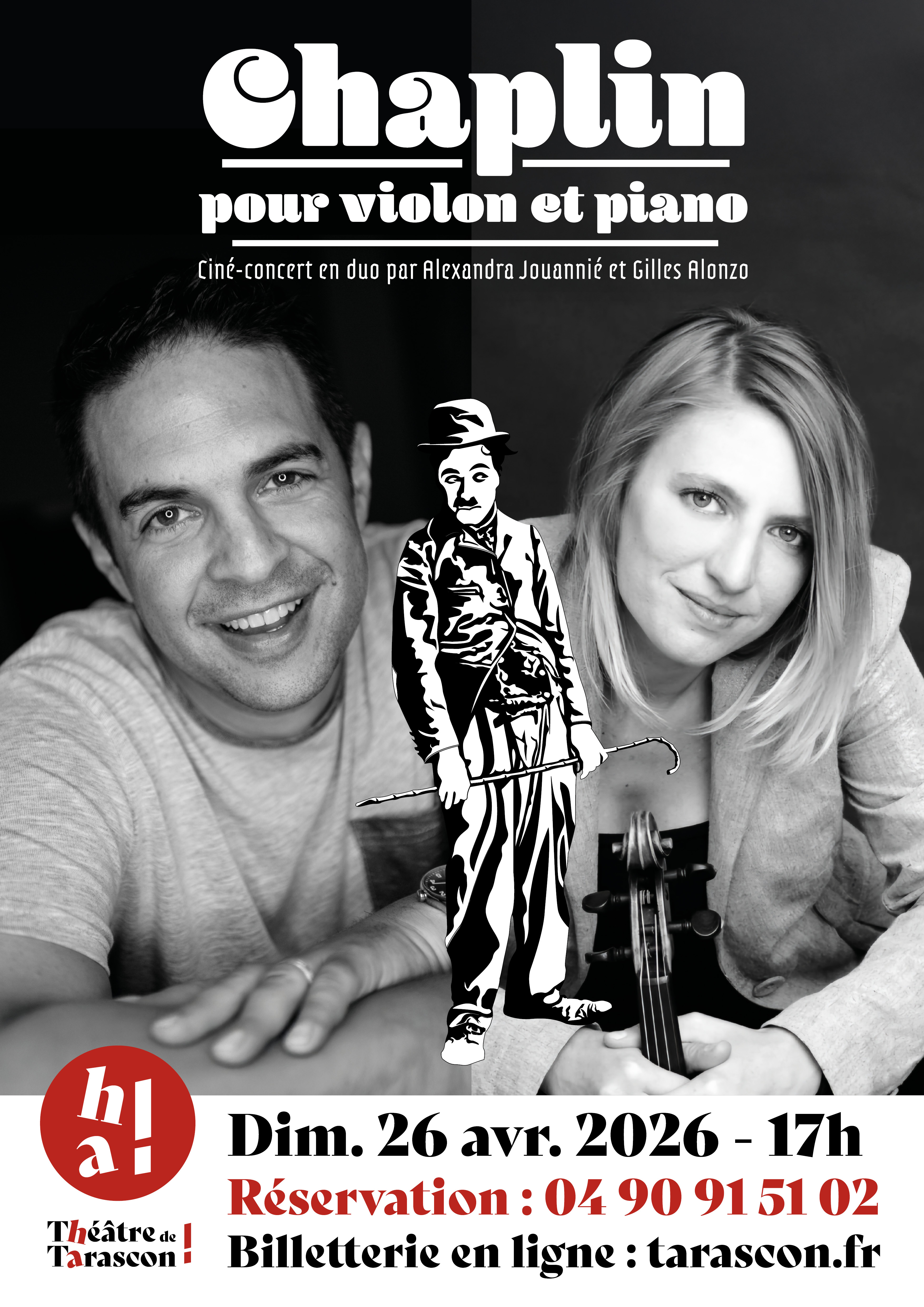 Au Théâtre/Musique "Chaplin pour violon et Piano"