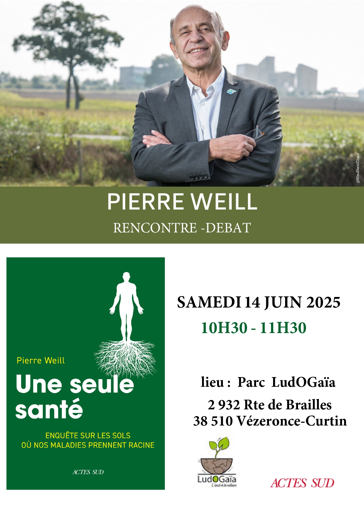 Rencontre-débat avec Pierre Weill, auteur du livre « Une seule santé »_Vézeronc…