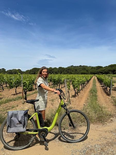 Visites à vélos dans les vignes