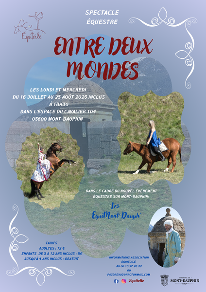 Spectacle équestre 'entre deux mondes' dans la place-forte de Mont-Dauphin_Mont-Dauphin