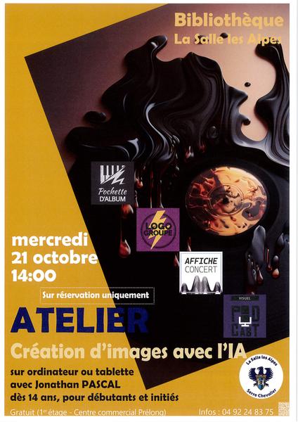 Atelier création d'images avec l'IA