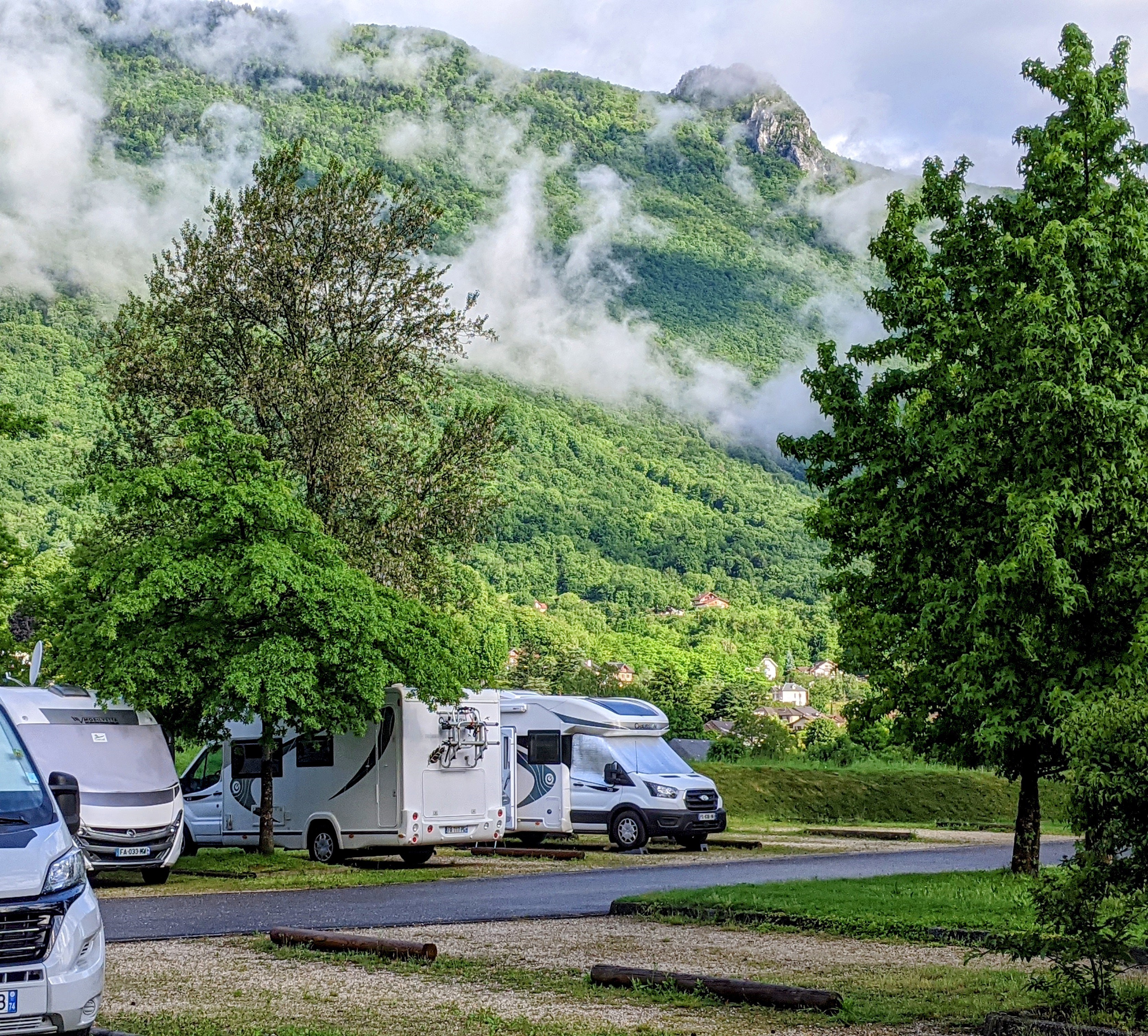 Aire camping car Le bourget du lac