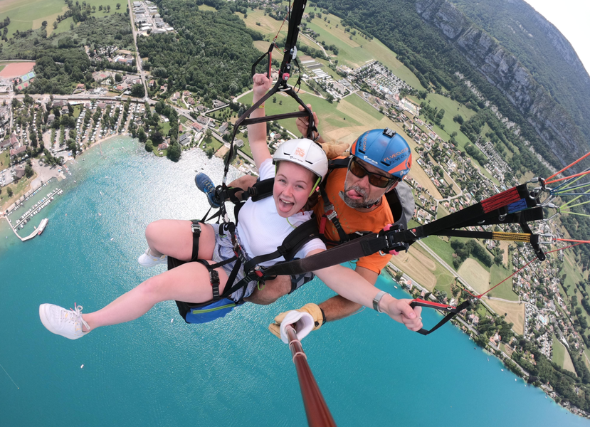 Vol biplace lac annecy