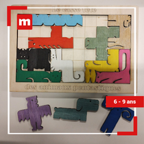 Atelier FABrique Kids : Casse-tête animaux intelligents_Grenoble