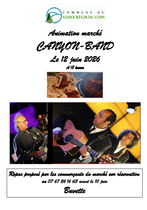 Animation marché : Concert Canyon Band_Saint-Régis-du-Coin