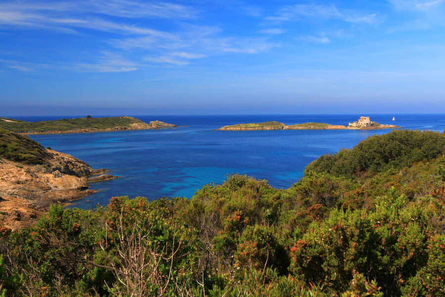 La plage du Langoustier à Porquerolles