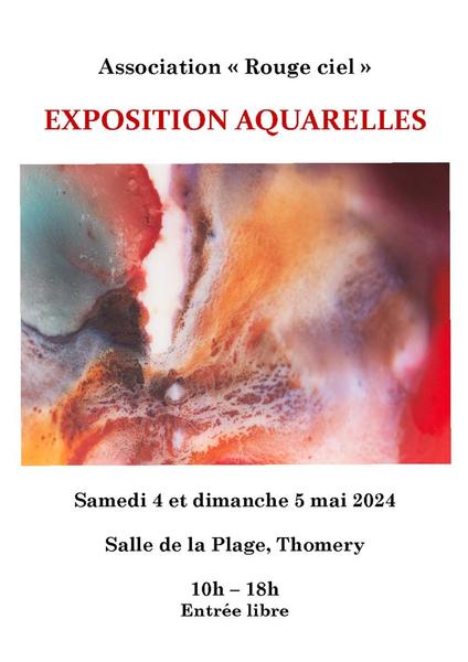 Exposition aquarelles Du 4 au 5 mai 2024