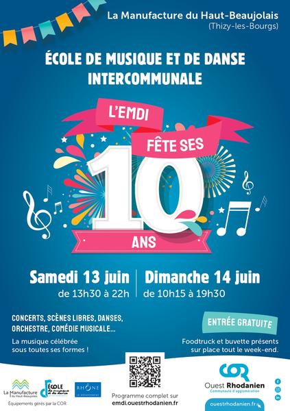10 ans de l’École de musique et de danse intercommunale