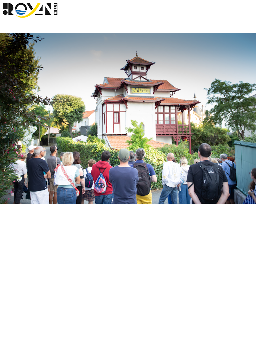 Visite - Les villas du parc au crépuscule